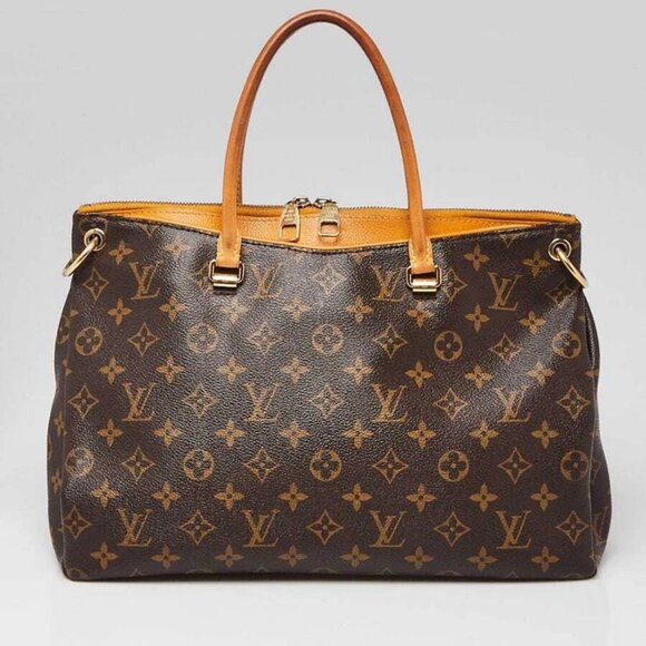 Louis Vuitton Saffron Monogram Canvas Pallas Bag w/o Strap - Picture 1 of 12